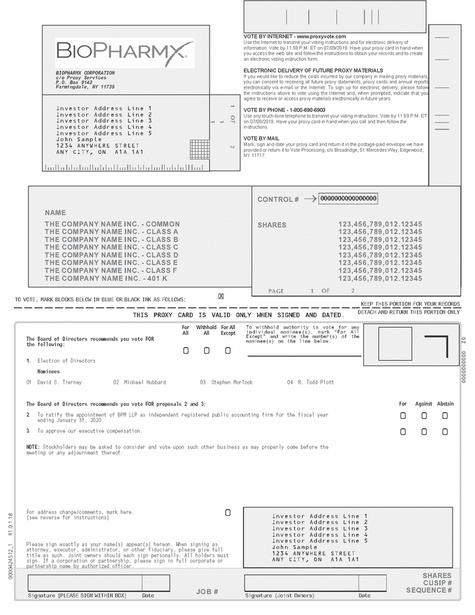 New Microsoft Word Document_biopharmx 2019 proxy card_page_1.gif